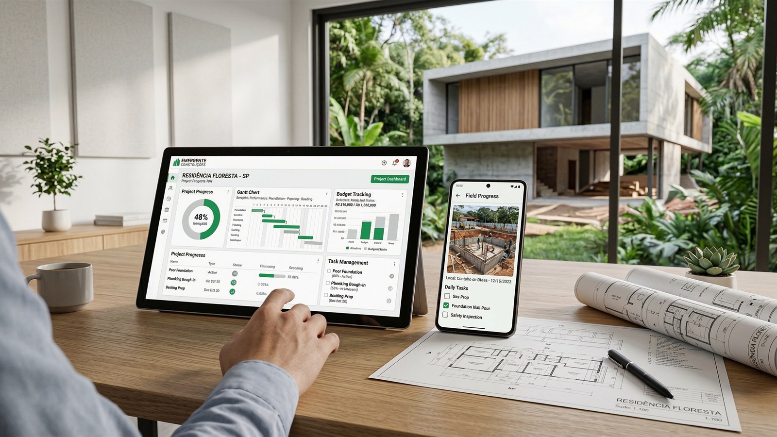 Acompanhamento de processo e evolução das etapas de regularização